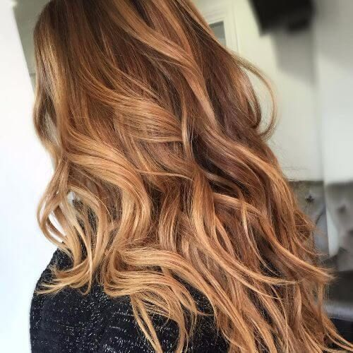 Caramelized sales hair color